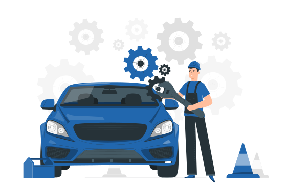 Cashless car servicing